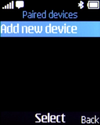 Select Add new device and follow the instructions on the screen to pair the device with your phone.