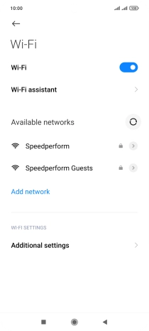 Press Wi-Fi assistant.
