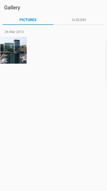 Press ALBUMS and go to the required folder.