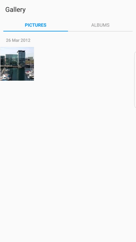 Press ALBUMS and go to the required folder.