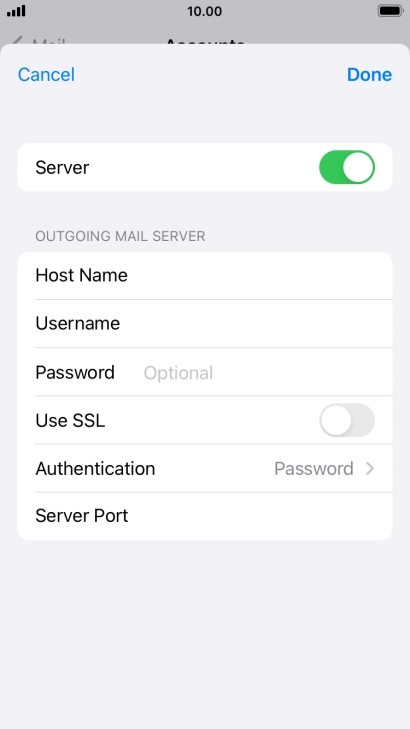 Press Authentication.