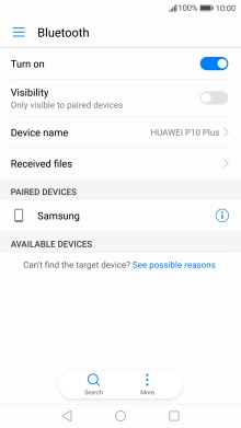 Press the Home key to return to the home screen.