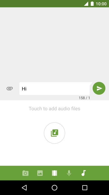 Press the video icon.