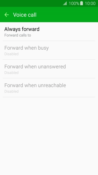 Press the Home key to return to the home screen.