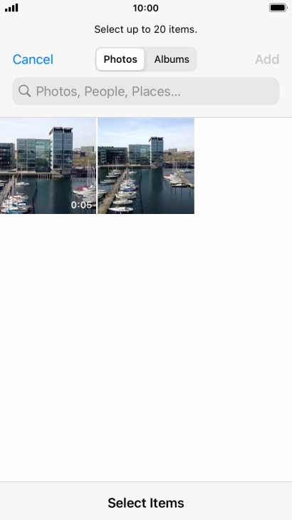 Press the required picture.