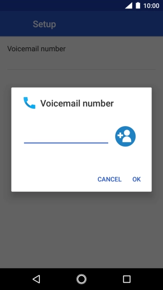 Key in (prefix) 5 (your phone number) and press OK.