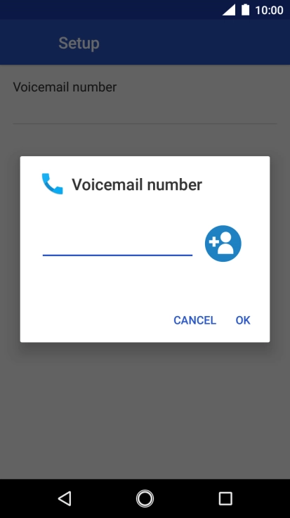 Key in (prefix) 5 (your phone number) and press OK.