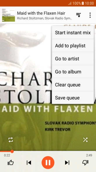Press Add to playlist.