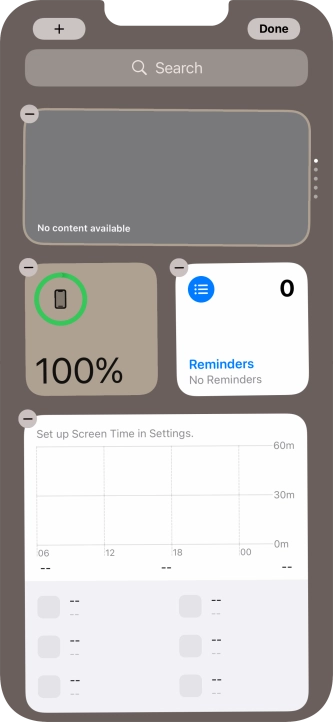 Press the add icon.