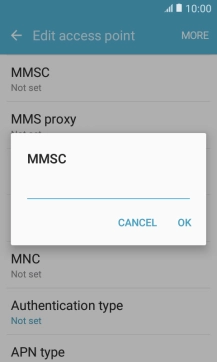Key in http://www.vodafone.ie/mms and press OK.
