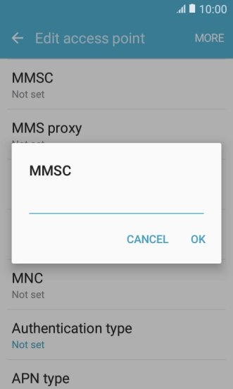 Key in http://www.vodafone.ie/mms and press OK.
