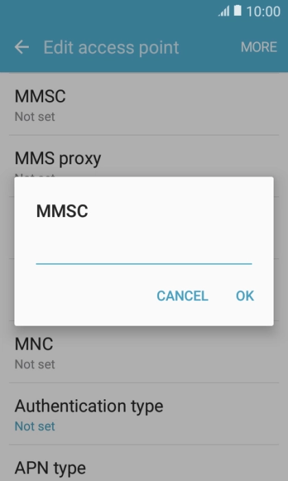 Key in http://www.vodafone.ie/mms and press OK.