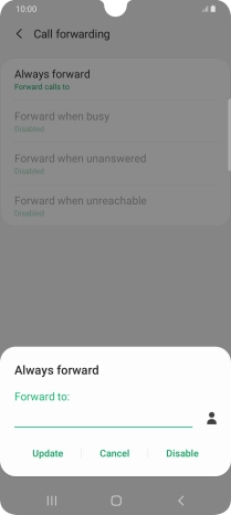 Press Disable.