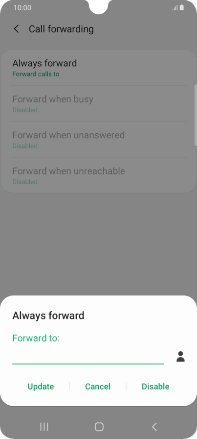 Press Disable.