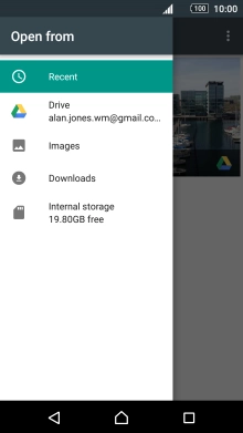 Press Images and go to the required folder.