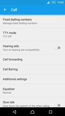 Press Additional settings.