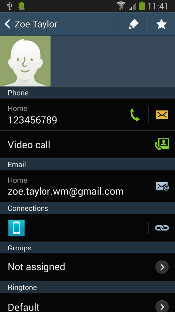 Press the Home key to return to the home screen.