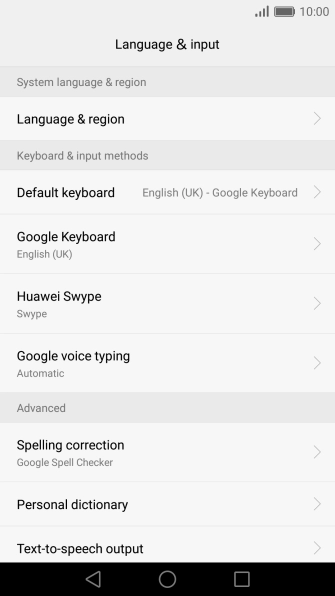 Press Google Keyboard.
