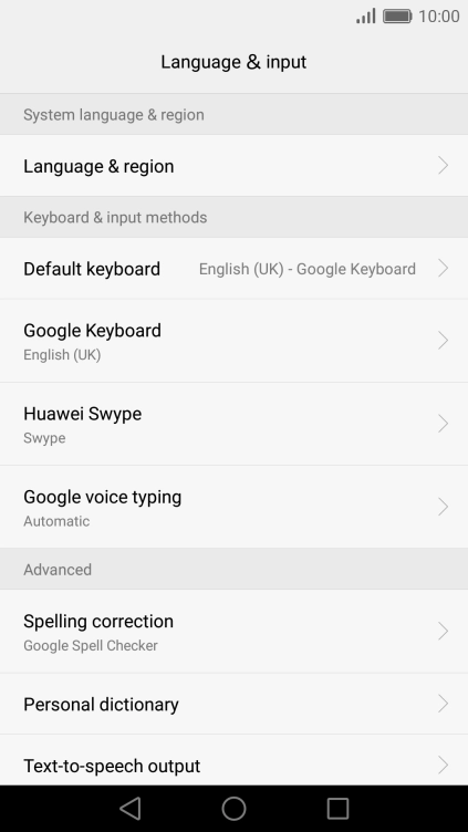 Press Google Keyboard.