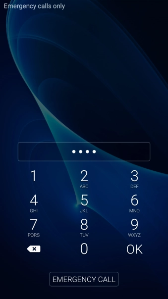 If you're asked to key in your PIN, do so and press OK.