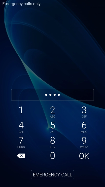 If you're asked to key in your PIN, do so and press OK.
