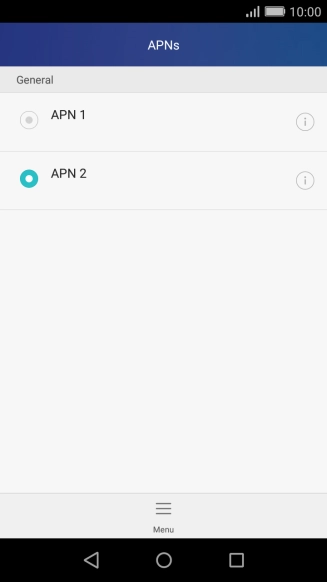 Press the Home key to return to the home screen.