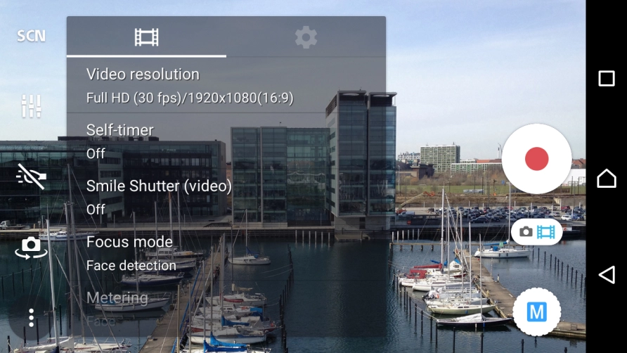 Press Video resolution.