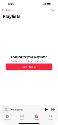 Press New Playlist.