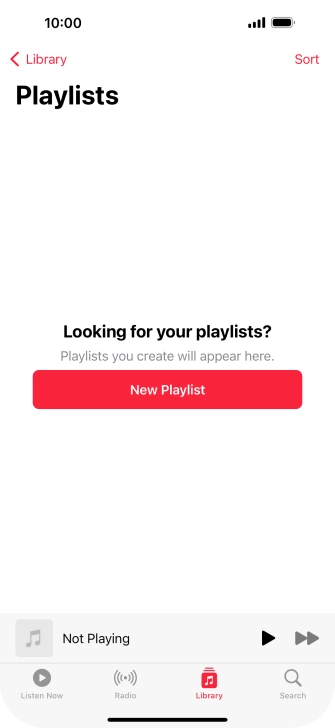 Press New Playlist.
