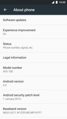 Press Software updates.