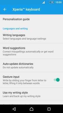 Press Writing languages.