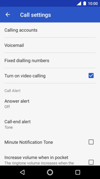 Press Fixed dialling numbers.
