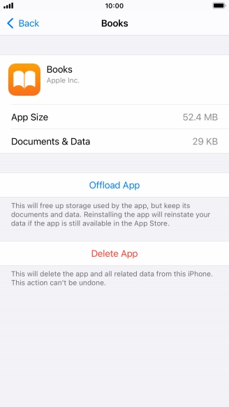 Press Offload App.