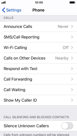 Press Show My Caller ID.