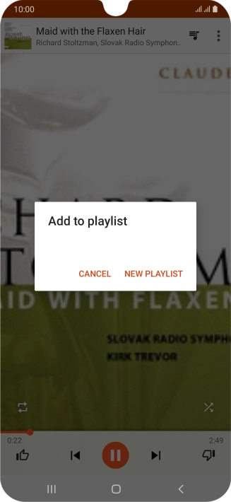 Press NEW PLAYLIST.
