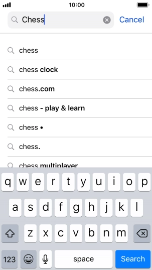 Press Search.