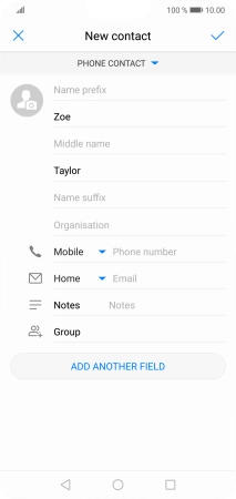 Press Phone number and key in the required phone number.