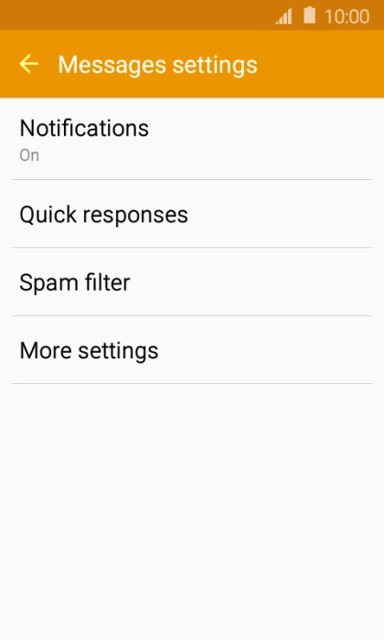 Press More settings.