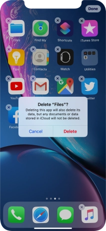 Press Delete.