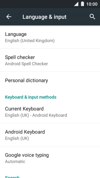 Press Android Keyboard.