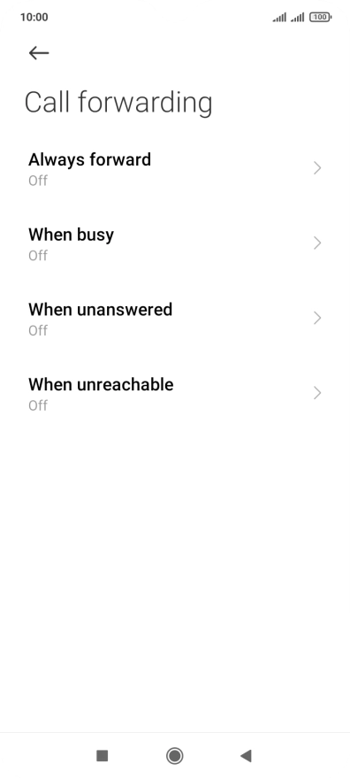 Press the Home key to return to the home screen.