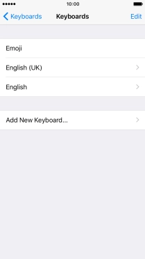 Press the Home key to return to the home screen.