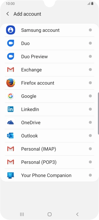 Press Google.