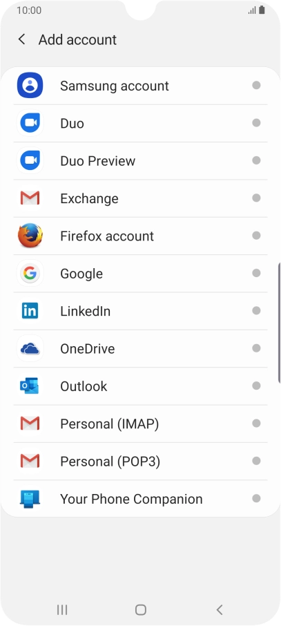 Press Google.