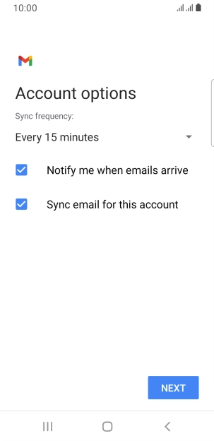 Press the drop down list below 