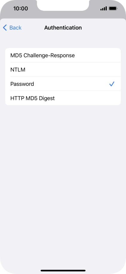 Press Password.