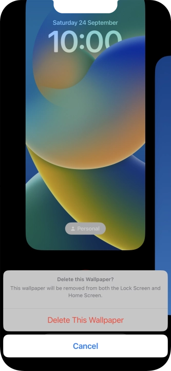 Press Delete This Wallpaper.