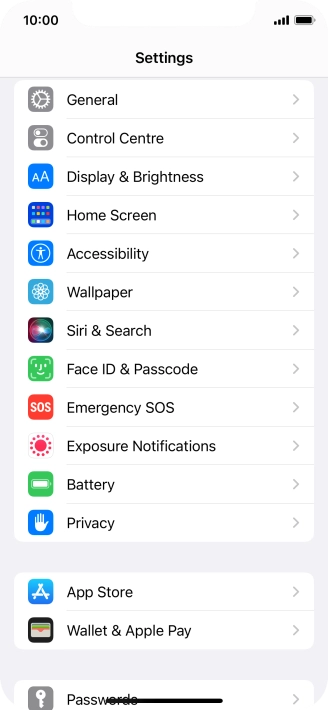 Press Home Screen.