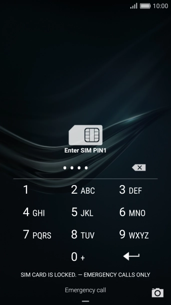 If you're asked to key in your PIN, do so and press enter.