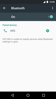 Press the Home key to return to the home screen.